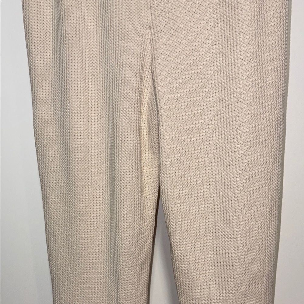 Women's Cream Track Pants - Picture 8 of 9